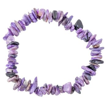 Charolite Chip Bracelet