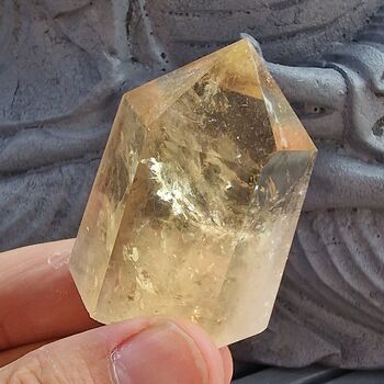 Natural Citrine Polished Point No31