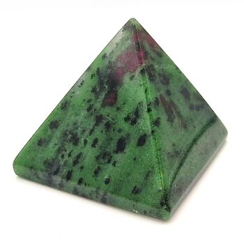 Ruby Zoisite Pyramid No1