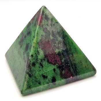 Ruby Zoisite Pyramid No1