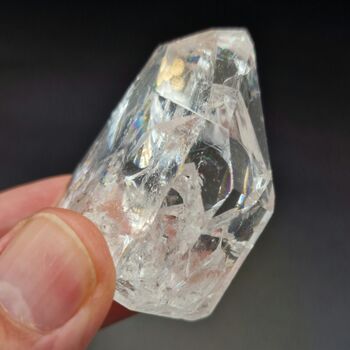 Fire and Ice Quartz Point #26