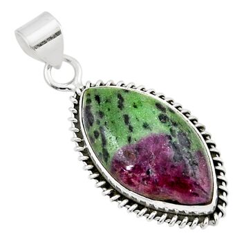Ruby Zoisite Cabochon Pendant No615