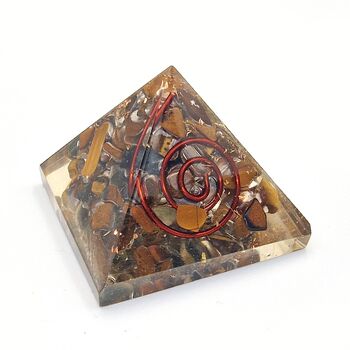 Organite Generator with Tiger Eye 40MM