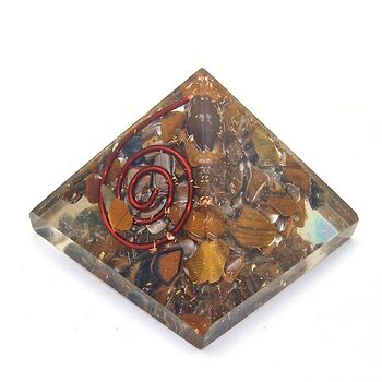 Organite Generator with Tiger Eye 40MM