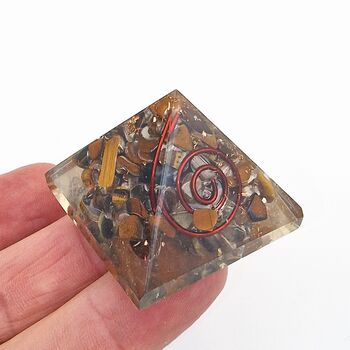 Organite Generator with Tiger Eye 40MM