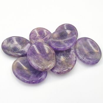 Amethyst Crystal Worry Stones
