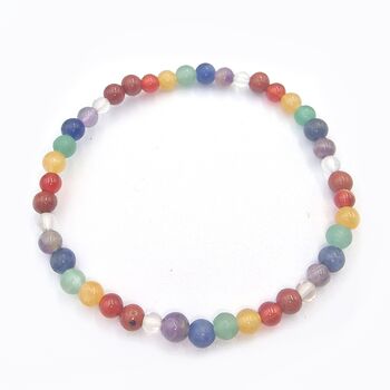 Fine Chakra Bead Bracelet