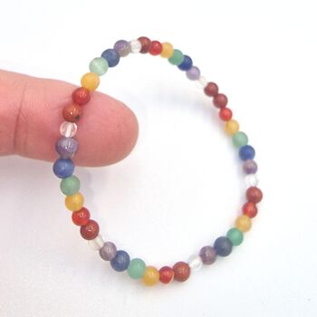 Fine Chakra Bead Bracelet
