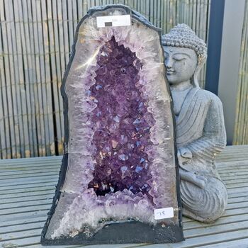 Amethyst Geode Cathedral Specimen PO5