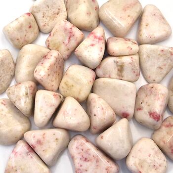 Cinnabrite Red Epidote Tumble Stones A grade