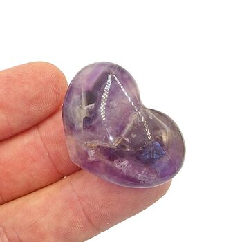 Amethyst Puff Hearts
