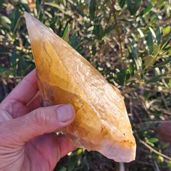 Orange Calcite Dogtooth Crystal No1A