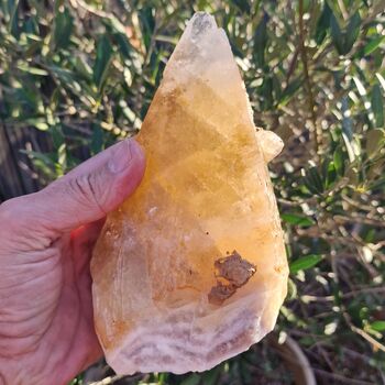 Orange Calcite Dogtooth Crystal No1A