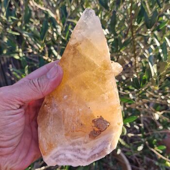 Orange Calcite Dogtooth Crystal No1A