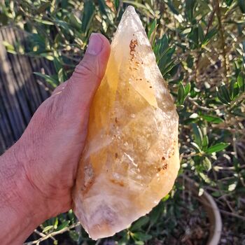 Orange Calcite Dogtooth Crystal No1A