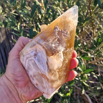 Orange Calcite Dogtooth Crystal No1A