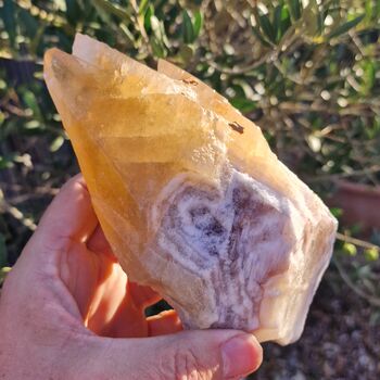 Orange Calcite Dogtooth Crystal No2A