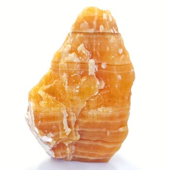 Orange Calcite Free-Standing Crystal No2A