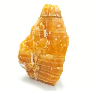 Orange Calcite Free-Standing Crystal No2A