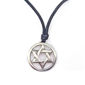 Star of Solomon Amulet Pewter