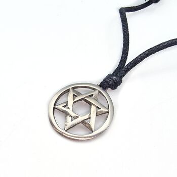 Star of Solomon Amulet Pewter