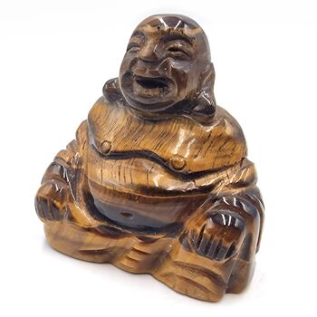 Tiger Eye Buddha 5.2cm Tall No1