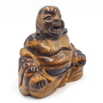 Tiger Eye Buddha 5.2cm Tall No1
