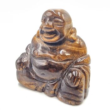 Tiger Eye Buddha 5.1cm Tall No3