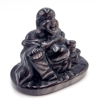 Sheen Obsidian Gemstone Buddha No2