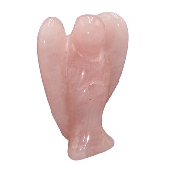 Rose Quartz Angel 7.5cm tall