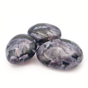 Indigo Gabbro Palm Stones Thick