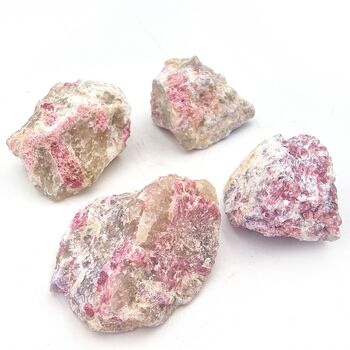 Rubellite in Quartz Pink Tourmaline Group
