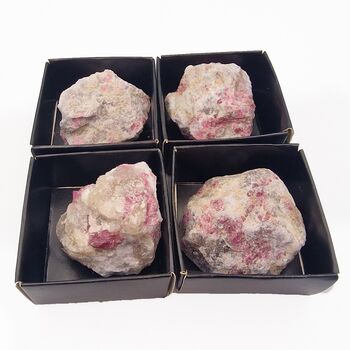 Rubellite in Quartz Pink Tourmaline Group