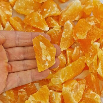 Orange Calcite Crystals