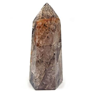 Smoky Elestial Point Polished Quartz Crystal #E5