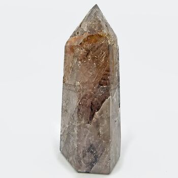 Smoky Elestial Point Polished Quartz Crystal #E5