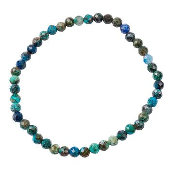Chrysocolla faceted Bracelets 4mm