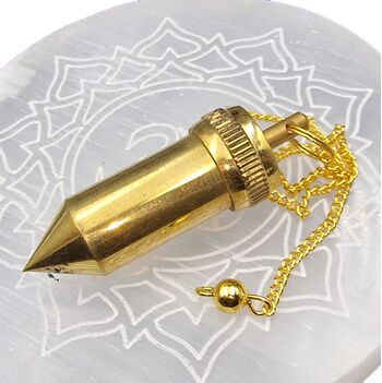 Chambered Brass Pendulum