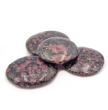 Garnet in Matrix Palm Stone