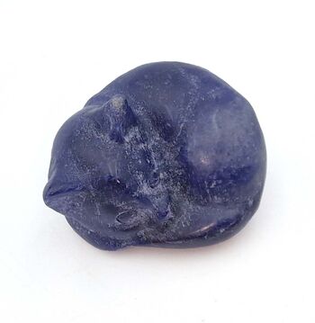 Blue Aventurine Sleeping Cat
