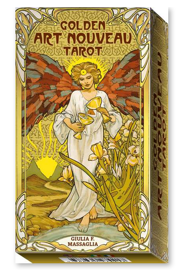 Golden Art Nouveau Tarot Illustrated by Giulia Massaglia