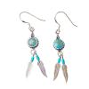 Sterling Silver, Turquoise Earrings