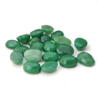 Emerald Gemtstone Faceted Oval