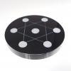 Star of Solomon Grid Display Stand in Obsidian