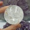 Lemurian Quartz Crystal Ball #A12 - 63mm