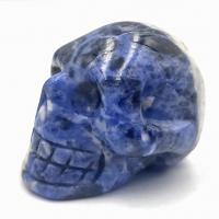 Blue Sodalite Crystal Skull No1