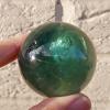 Green Fluorite Crystal Sphere No1