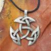 Large Open Triad Celtic Knot Pendant