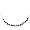 Black Onyx Necklace in Sterling Silver