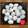 Pack of 7 Opalite Tumble Stones